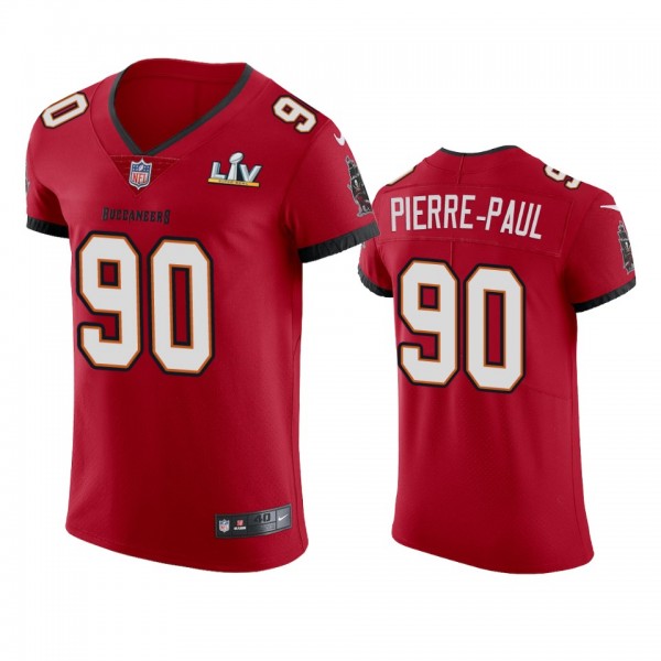 Jason Pierre-Paul Buccaneers Red Super Bowl LV Vap...
