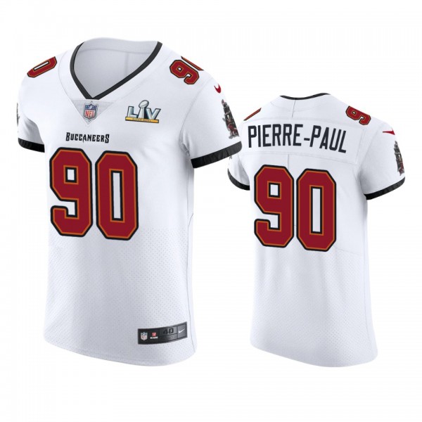 Jason Pierre-Paul Buccaneers White Super Bowl LV V...