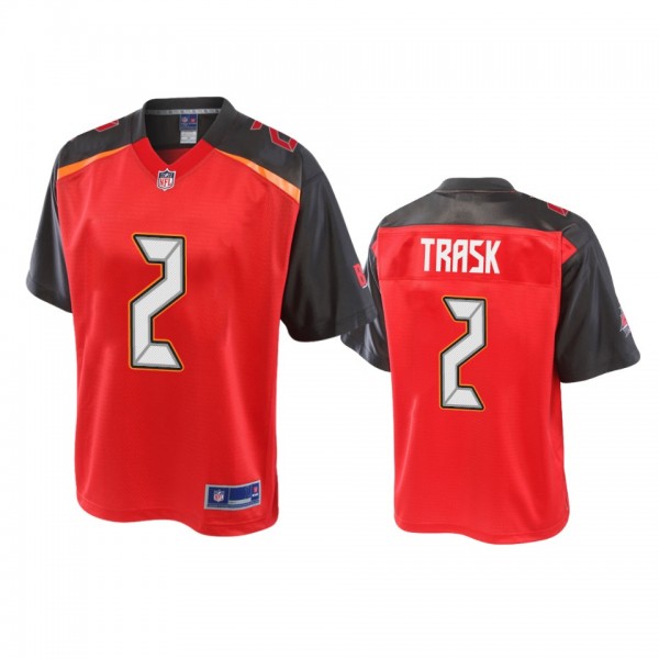 Tampa Bay Buccaneers Kyle Trask Red Pro Line Jerse...