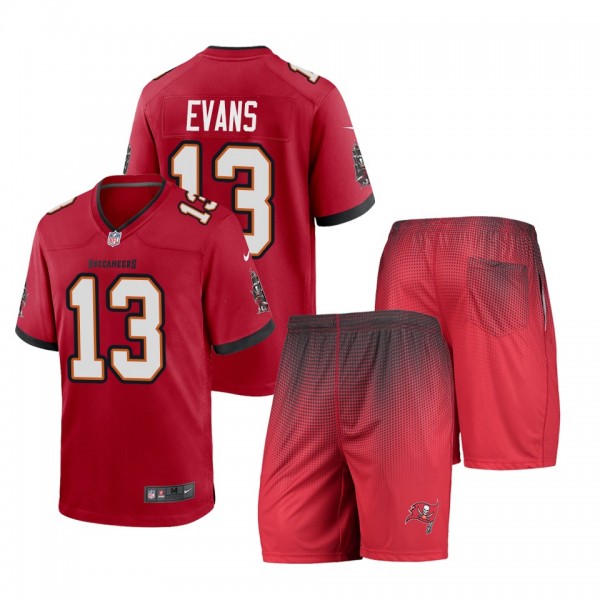 Tampa Bay Buccaneers Mike Evans Red Game Shorts Jersey