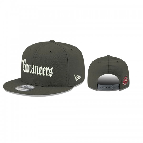 Tampa Bay Buccaneers Pewter Gothic Script 9FIFTY S...