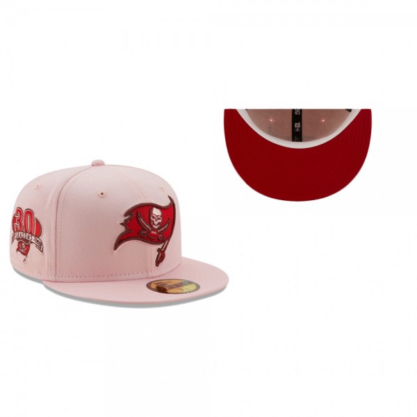 Tampa Bay Buccaneers Pink The Pastels 30 Seasons 59FIFTY Hat