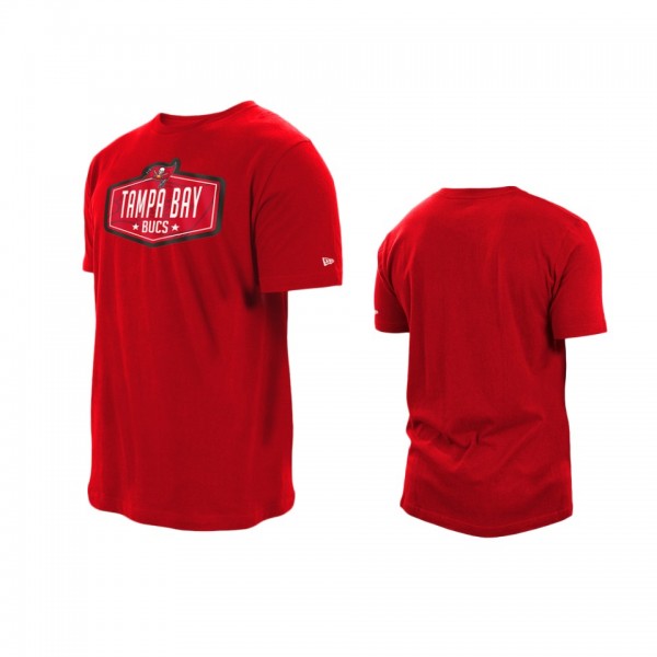 Tampa Bay Buccaneers Red 2021 NFL Draft Hook T-Shirt