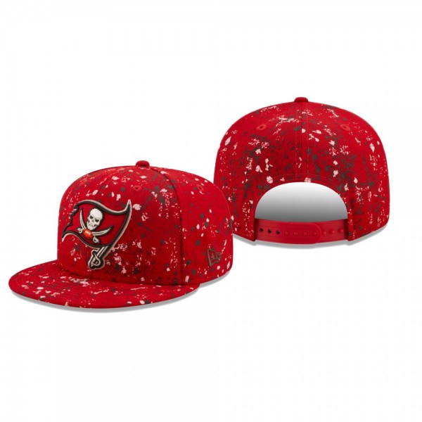 Tampa Bay Buccaneers Red Splatter 9FIFTY Snapback Hat
