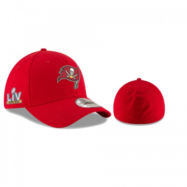 Tampa Bay Buccaneers Red Super Bowl LV Replica 39THIRTY Hat