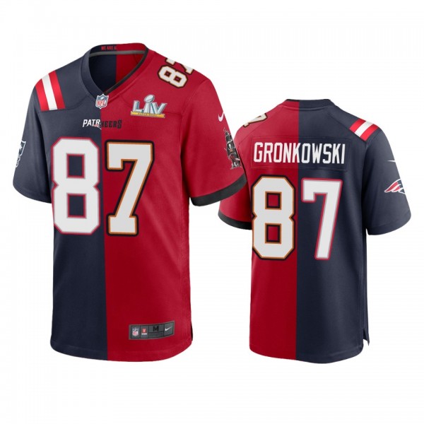 Tampa Bay Buccaneers Rob Gronkowski Navy Red Super...