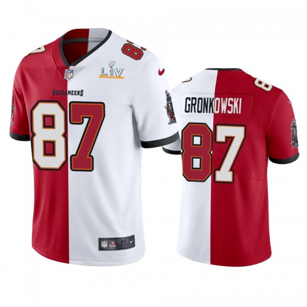 Tampa Bay Buccaneers Rob Gronkowski Red White Supe...