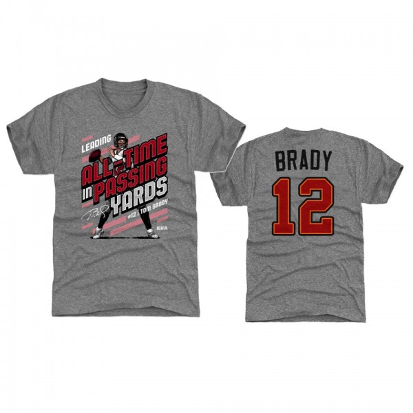Men's Tampa Bay Buccaneers Tom Brady Gray All-Time...