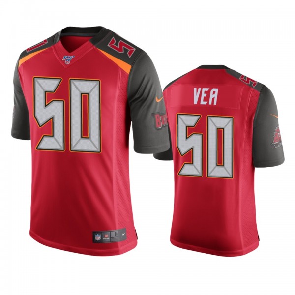 Tampa Bay Buccaneers Vita Vea Red NFL 100 Vapor Li...