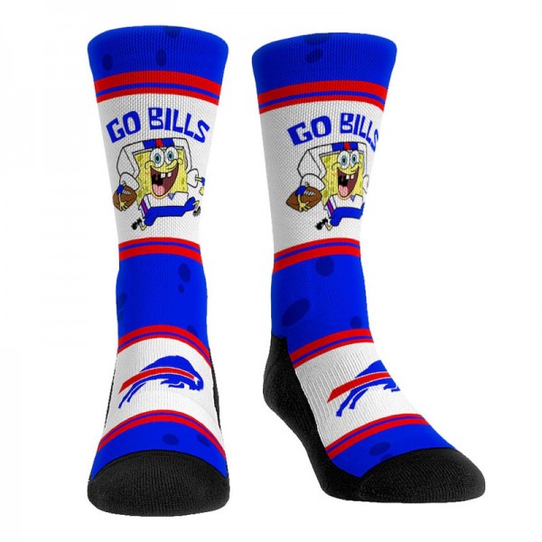 Buffalo Bills Rock Em Socks NFL x Nickelodeon Spon...