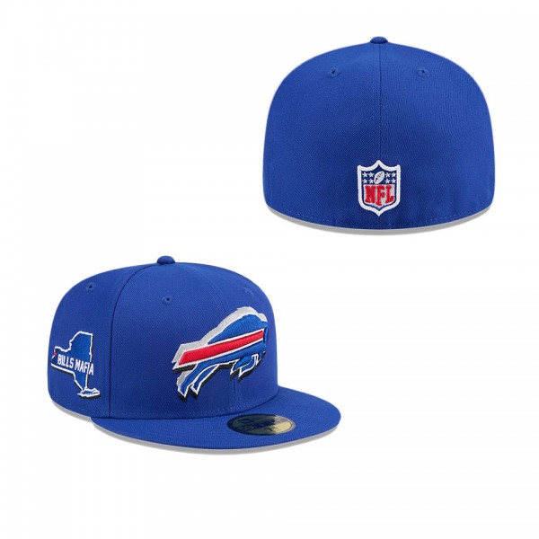 Men's Buffalo Bills Royal 2024 NFL Draft 59FIFTY Fitted Hat
