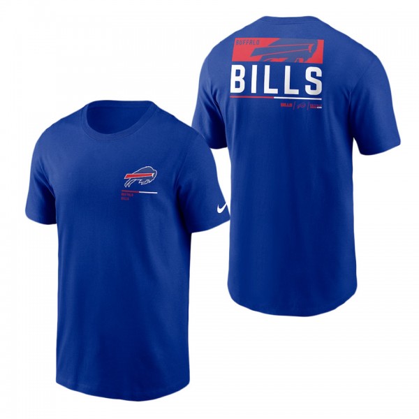 Men's Buffalo Bills Royal Team Incline T-Shirt