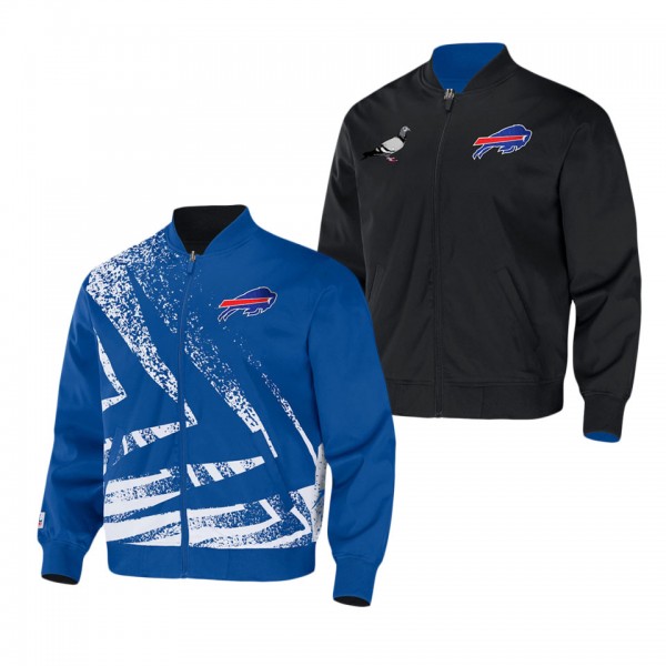 Men's Buffalo Bills NFL x Staple Blue Reversible Core Jacket