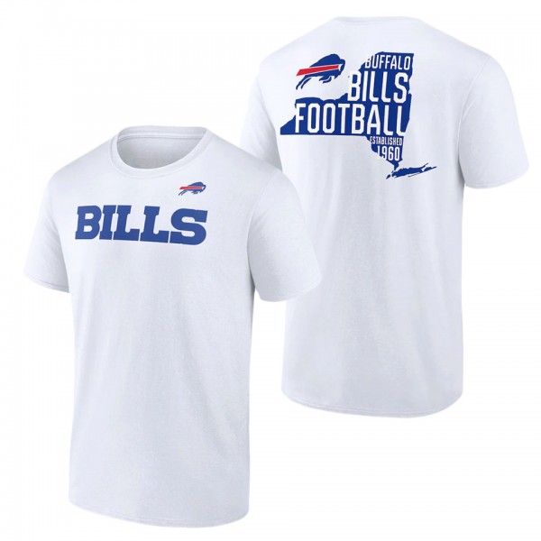 Buffalo Bills Fanatics Branded White Hot Shot Stat...