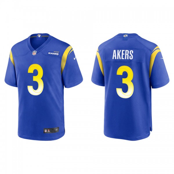 Men's Los Angeles Rams Cam Akers Royal Game Jersey