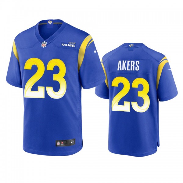 Los Angeles Rams Cam Akers Royal Game Jersey