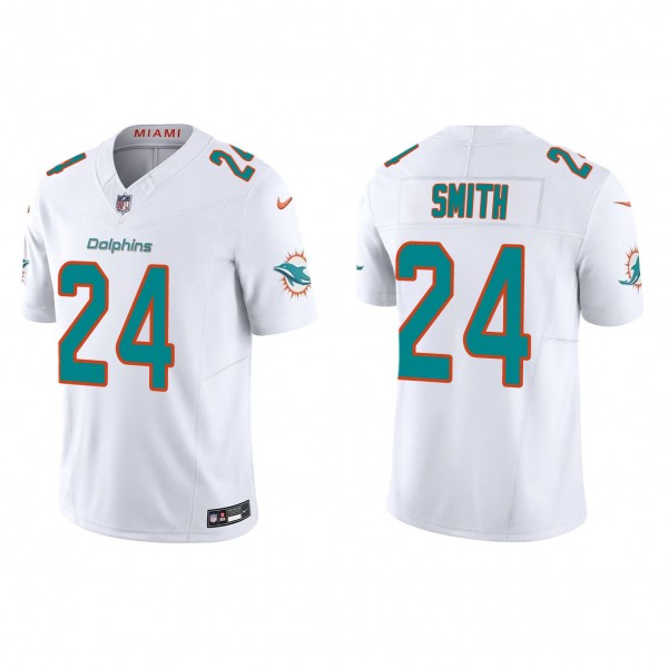 Men's Miami Dolphins Cam Smith White 2023 NFL Draf...