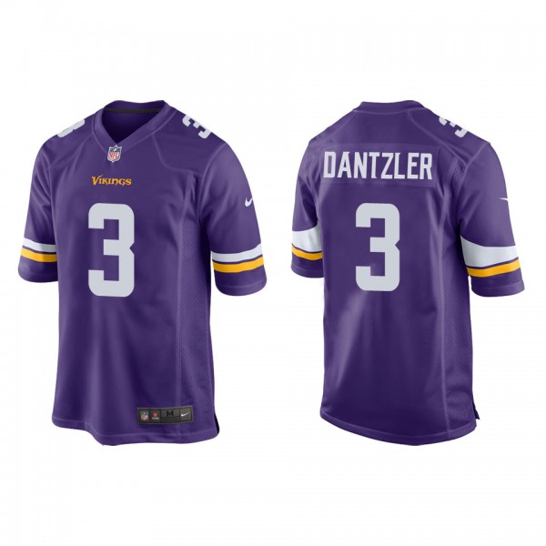 Men's Minnesota Vikings Cameron Dantzler Purple Ga...