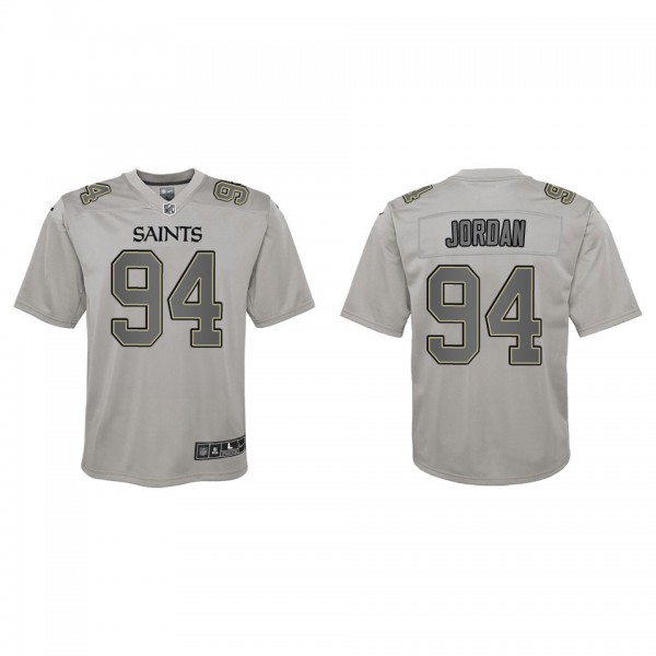 Cameron Jordan Youth New Orleans Saints Gray Atmos...