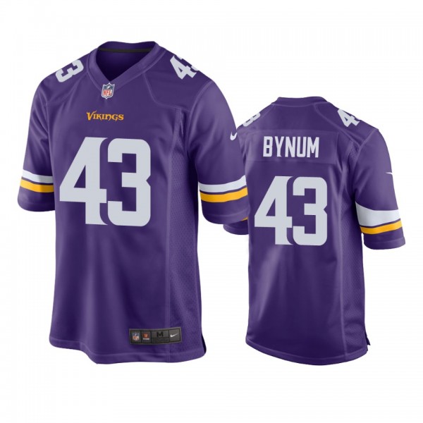 Minnesota Vikings Camryn Bynum Purple Game Jersey