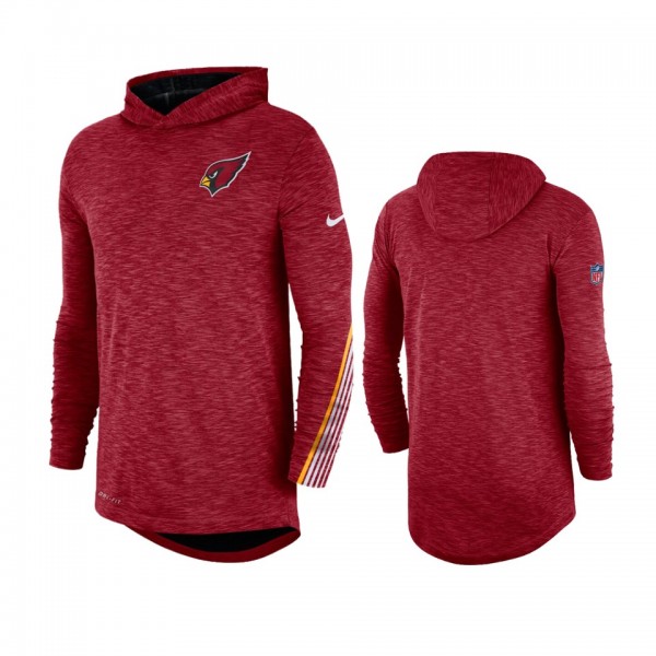 Cardinals Cardinal Sideline Scrimmage Hooded T-Shi...