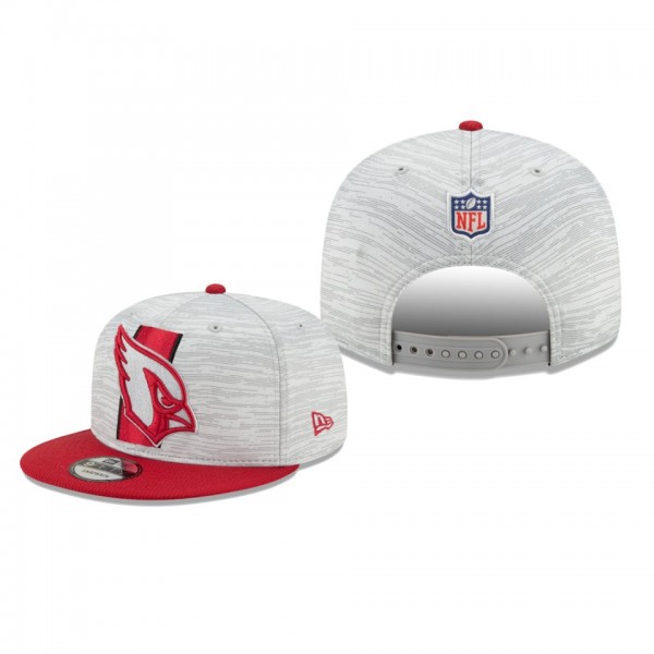 Arizona Cardinals Gray Cardinal 2021 NFL Training Camp 9FIFTY Snapback Hat