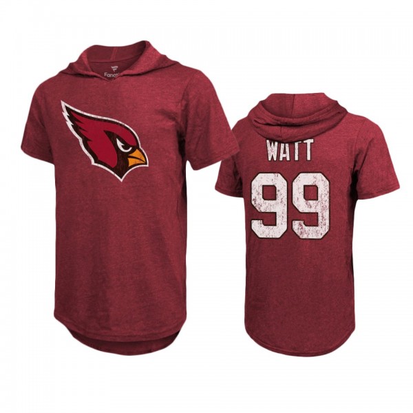 Men's Arizona Cardinals J.J. Watt Cardinal Name & Number T-Shirt