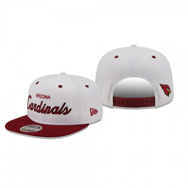 Arizona Cardinals White Cardinal Sparky Original 9FIFTY Snapback Hat