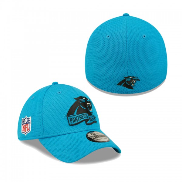 Men's Carolina Panthers Blue 2022 Sideline 39THIRTY Coaches Flex Hat