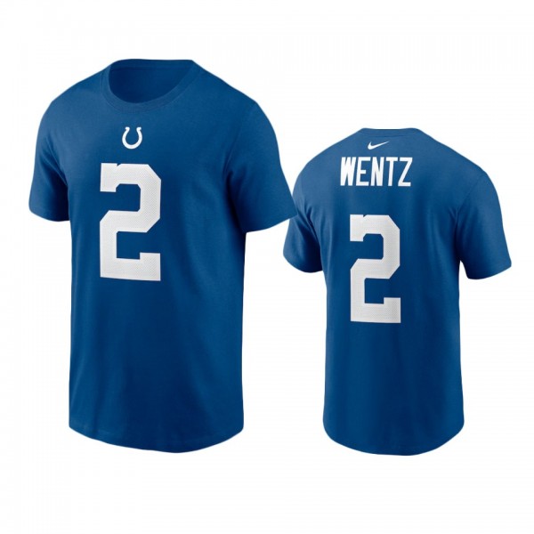 Indianapolis Colts Carson Wentz Royal Name & N...