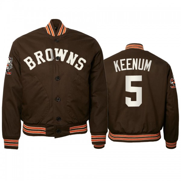 Cleveland Browns Case Keenum Brown 1950 Authentic ...
