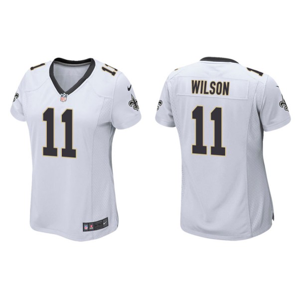 Women's New Orleans Saints Cedrick Wilson White Ga...