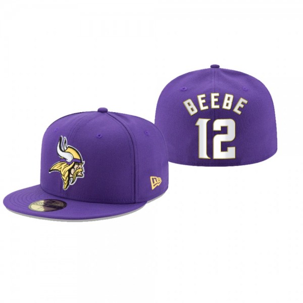 Minnesota Vikings Chad Beebe Purple Omaha 59FIFTY ...