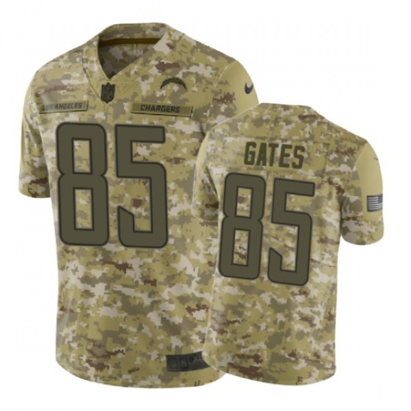 Los Angeles Chargers #85 2018 Salute to Service An...