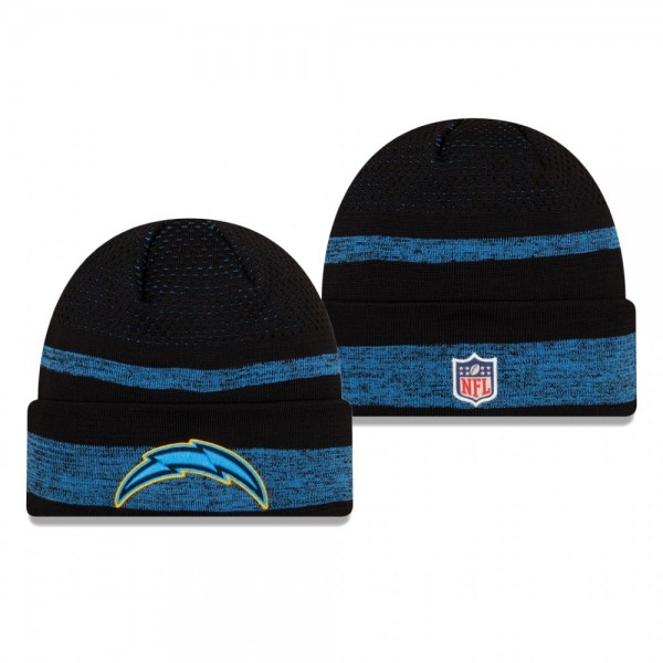Los Angeles Chargers Black 2021 NFL Sideline Tech Cuffed Knit Hat