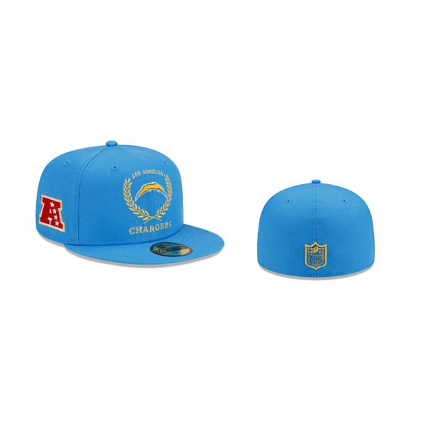 Los Angeles Chargers Blue Gold Classic 59FIFTY Fitted Hat