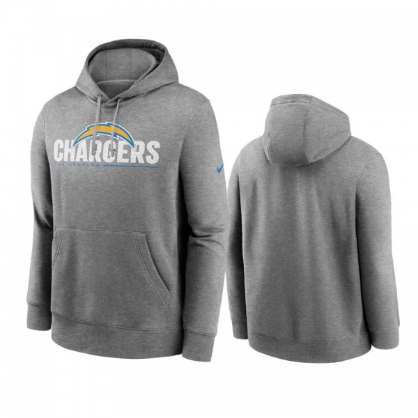 Los Angeles Chargers Heathered Charcoal Impact Clu...