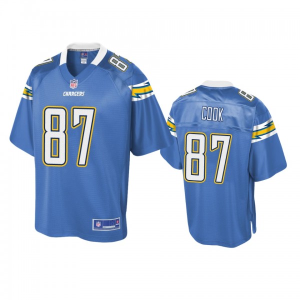 Los Angeles Chargers Jared Cook Powder Blue Pro Li...
