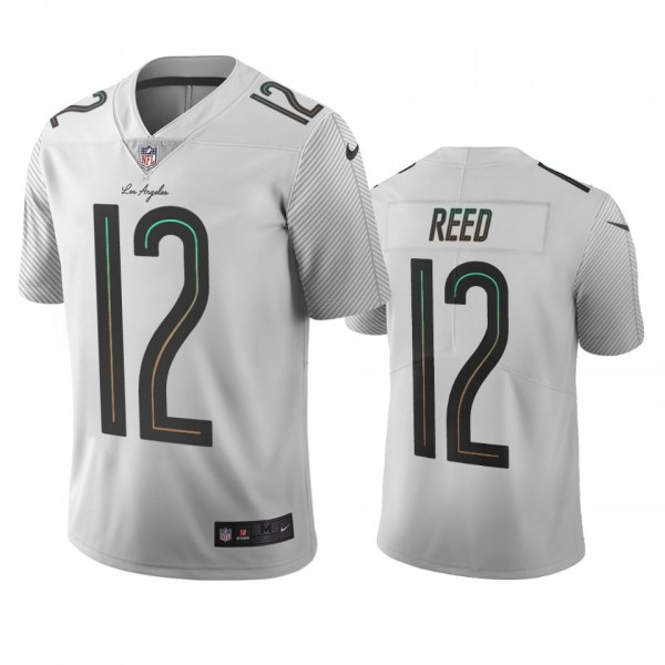 Los Angeles Chargers Joe Reed White City Edition V...