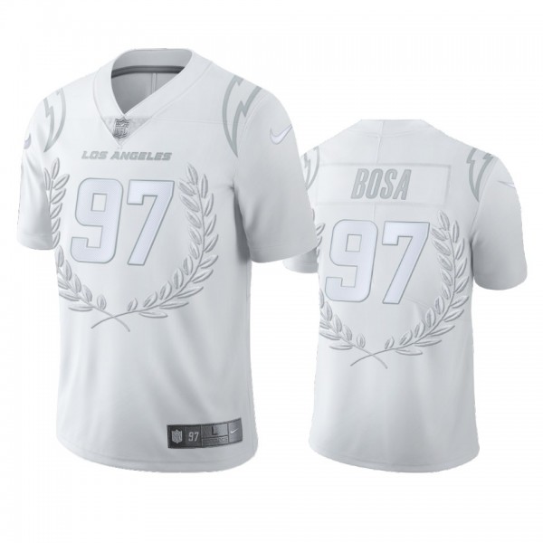 Los Angeles Chargers Joey Bosa White Platinum Limi...