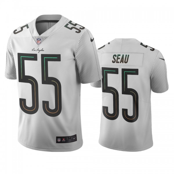 Los Angeles Chargers Junior Seau White City Editio...