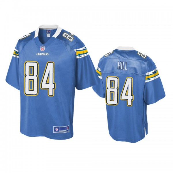 Los Angeles Chargers K.J. Hill Powder Blue Pro Lin...