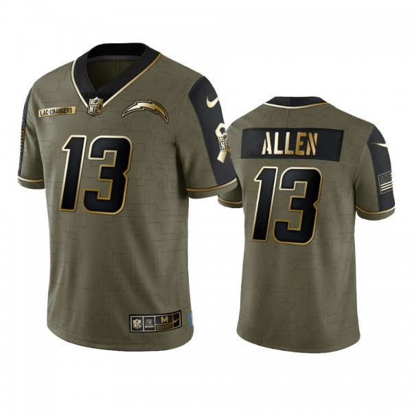 Los Angeles Chargers Keenan Allen Olive Gold 2021 ...
