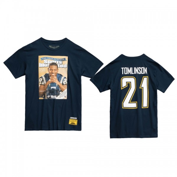 Los Angeles Chargers LaDainian Tomlinson Navy Thro...