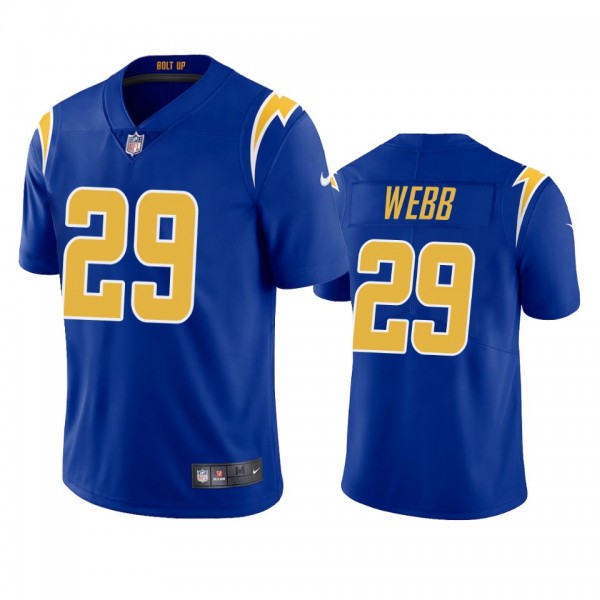 Los Angeles Chargers Mark Webb Royal Vapor Limited Jersey