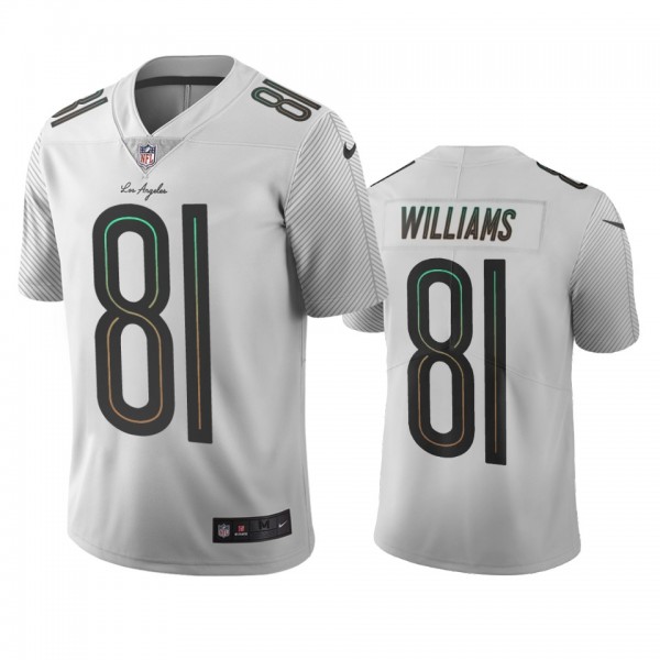 Los Angeles Chargers Mike Williams White City Edition Vapor Limited Jersey
