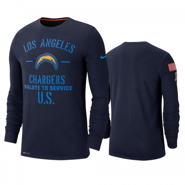 Los Angeles Chargers Navy 2019 Salute to Service S...