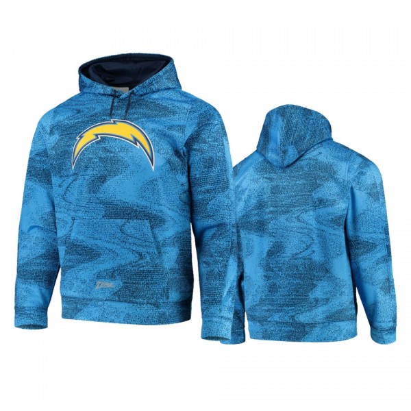 Los Angeles Chargers Navy Light Blue Static Pullover Hoodie