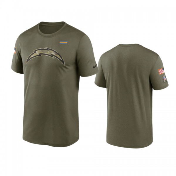 Los Angeles Chargers Olive 2021 Salute To Service ...
