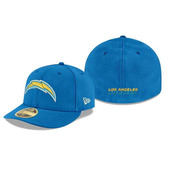 Los Angeles Chargers Powder Blue Omaha Low Profile 59FIFTY Team Hat